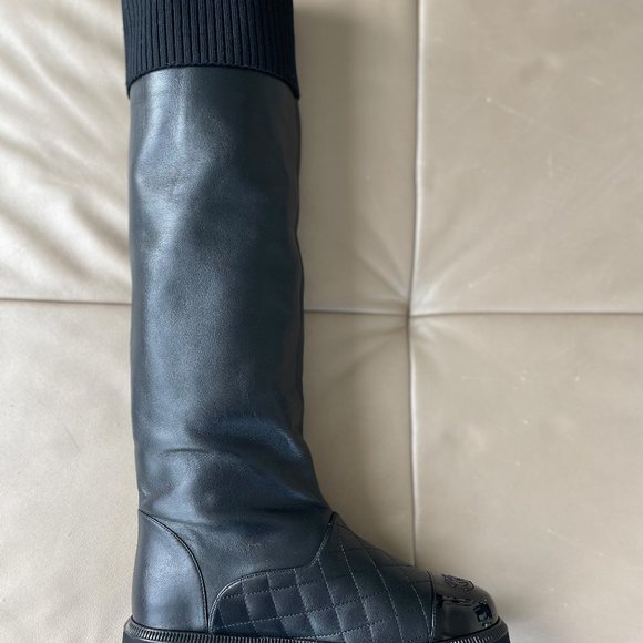 CHANEL Socks-Out High Boot - Picture 5 of 8